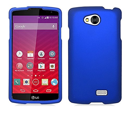 Blue Protective Protex Hard Snap-On Rubberized Cover Case + Atom LED Keychain Flashlight for LG Transpyre VS810PP (Verizon Wireless) Blue Protective Protex Hard Snap-On Rubberized Cover Case + Atom LED Keychain Flashlight for LG Transpyre VS810PP (Verizon Wireless)