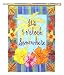 It's 5 o'Clock Somewhere Artistic Blend Garden Size Applique Flag