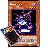Yu-Gi-Oh : GLAS-EN090 1st Ed Necroface Secret Rare Card - ( Gladiators Assault YuGiOh Single Card )