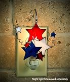 Switchables Fireworks Stained Glass Night Light Cover