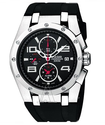 Pulsar Chronograph Mens Stainless Watch PF3761
