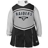 Reebok Oakland Raiders Infant Black 2-Piece Cheerleader Dress by Football Fanatics
