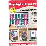Jokari Shopping List Organizer- Lists 350 Items/ Two Sided