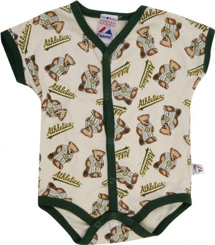 Oakland Athletics Baby All-Over Print French Creeper