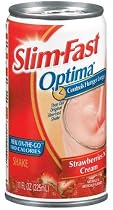 Slim-fast Optima Ready To Drink, Strawberries N' Cream, 11-Ounce Cans (Pack of 24)