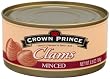 Crown Prince Minced Clams, 6.5-Ounce Cans (Pack of 12)