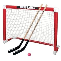 Mylec Deluxe Hockey Goal Set, White