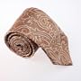 Orange Patterned Woven Silk Tie Gift Box Set peru Mother's Day Present T8201