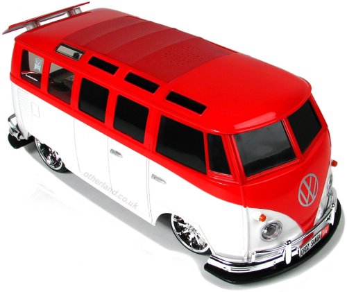 Childrens Toyshop  Toys : RC Beetle Van MP3 Player (red & white)
