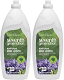 Seventh Generation Natural Liquid Dish Soap Lavender & Floral Mint 2-pack; 25 Oz Each.