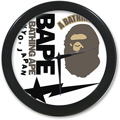 Personalized Custom APE series 9.65" elegant wall clock for Home Decoration And Unique Gift Fashion Style / Black Frame