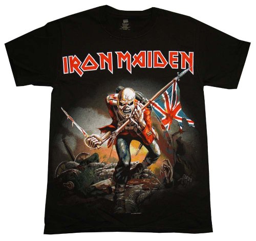 Iron Maiden The Trooper Album Cover Band T-Shirt Tee