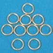 10 14K 14/20 Gold-Filled Jump Rings Closed 24 Gauge 5mm
