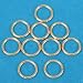 10 14K 14/20 Gold-Filled Jump Rings Closed 24 Gauge 5mm