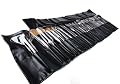 Bundle Monster 34pc Studio Pro Makeup Make Up Cosmetic Brush Set Kit w/ Leather Case - For Eye Shadow, Blush, Concealer, Etc.