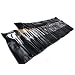 Bundle Monster 34pc Studio Pro Makeup Make Up Cosmetic Brush Set Kit w/ Leather Case - For Eye Shadow, Blush, Concealer, Etc.