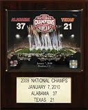 NCAA Football Alabama 2009 Football Champions Plaque