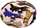 Military Jet Airplane Eyelets 1/8 Scrapbooking Embellishments - Pack of 8 - Paper Craft, Holiday Cards & Tags, Paper Piecing Supplies