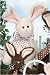 Bunni Bearypatch 15" Strawberry-Scented Christmas Plush by Bearington