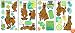 Scooby Doo Wall Stickers Decals (35 wall stickers)