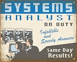 51L3E9eraAL. SL160  Computer Systems Analyst on Duty Sign / Wall Plaque (Programming Mainframe)