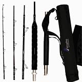 Travel Fishing Rod 5 Section 7 Ft Stand-up 50 Lb