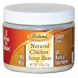Roland Gluten Free All Natural Chicken Soup Base 23 Servings Per 4 Ounce Jars Pack of 6 by Roland