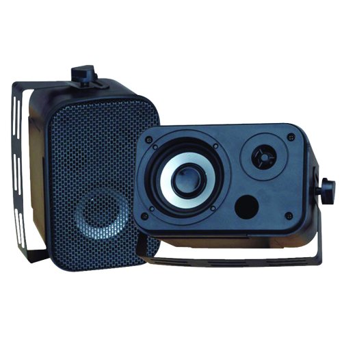 Pyle Home PDWR30B 3.5-Inch Indoor/Outdoor Waterproof Speakers (Black)