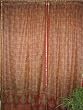 2 Cheery Red Paisley Print Silk Sari Panels Drapes Curtains 84 Inches