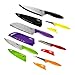 ZYLISS 6 Piece Kitchen Knife Set with Sheath Covers, Stainless Steel