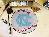 NC Script Baseball 29 Round Floor Mat (Rug) - North Carolina Tar Heels - UNC NCAA College Athletics