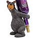 Willie Black Bear Wine Bottle Holder, 9-inch