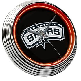 San Antonio Spurs Neon Clock