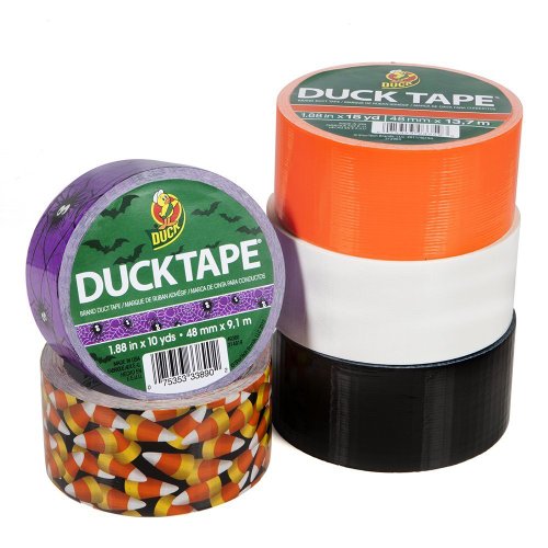 Duck Brand 281415 Printed Duct Tape, Candy Corn, 1.88 Inches x 10 Yards