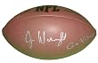 Minnesota Vikings Jarius Wright Autographed NFL Wilson Composite Football Featuring "Go Vikes" Inscription! Proof Photo