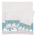 Blue Snowman Fingertip Hand Towel Set
