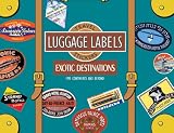 Exotic Destinations Luggage Labels: Travel Stickers