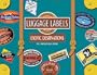 Exotic Destinations Luggage Labels: Travel Stickers