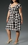 Apple Bottoms - Printed Wrap Dress by Apple Bottoms