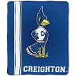 Creighton Bluejays Jersey Mesh Raschel Blanket/Throw - NCAA College Athletics