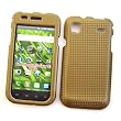 Samsung Vibrant T959 Galaxy S (T-Mobile) Snap-On Protector Hard Case Texturized "Golden Brown Check" Design