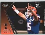 Tim Tebow - Florida Gators (Trophy Club)(Rookie Year Card) 2010 Press Pass NFL Draft Football Card Shipped in Protective Screwdown Case