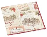 Caspari Wine Labels Pack of 20 Paper Lunch Napkins