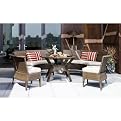 Home Rolston Wicker 5-pc. Dining Sectional Set