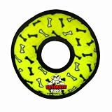 Tuffy's Ultimate Rings Ring Dog Toy, Yellow