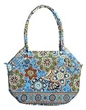 Vera Bradley Bali Blue Angle Tote Handbag