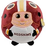 Ty Beanie Ballz 13" Washington Redskins Plush