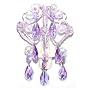 Tadpoles Night Light Chandelier in Lavender Topaz
