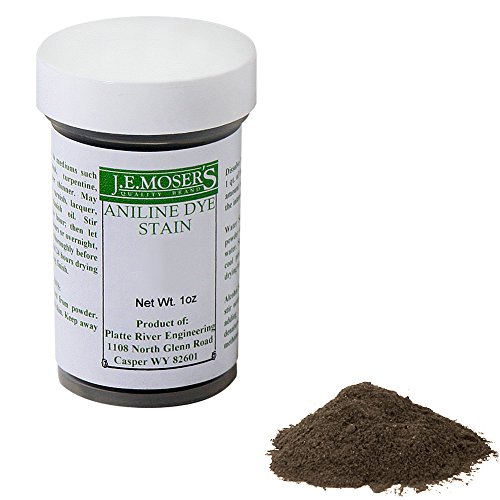 J.E. Moser's 844722, Finishes, Wood Stains & Dyes, Water Soluble Honey Amber Maple Aniline Dye, 1 Oz