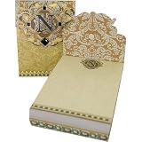 N Monogram Jewel and Gold Foil Embellished Pocket Note Pads, One or Three, Single